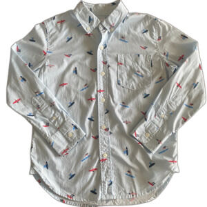 Gap Surfer Button-Up Shirt Boys’ Medium (8-9)